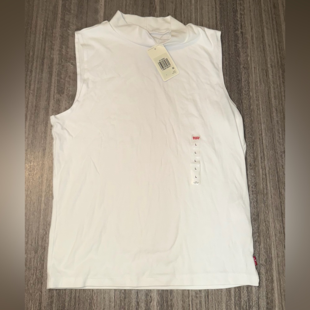Levi's White Tank Top